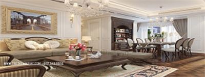 Thiết kế nội thất căn hộ chung cư HEI TOWER cao cấp- Nhà chị Ngọc 