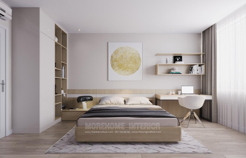 Thiết kế nội thất phòng ngủ nhỏ 16m2 đẹp Thiết kế nội thất phòng ngủ nhỏ 16m2 đẹp